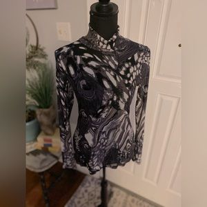 Karen Kane mesh turtleneck